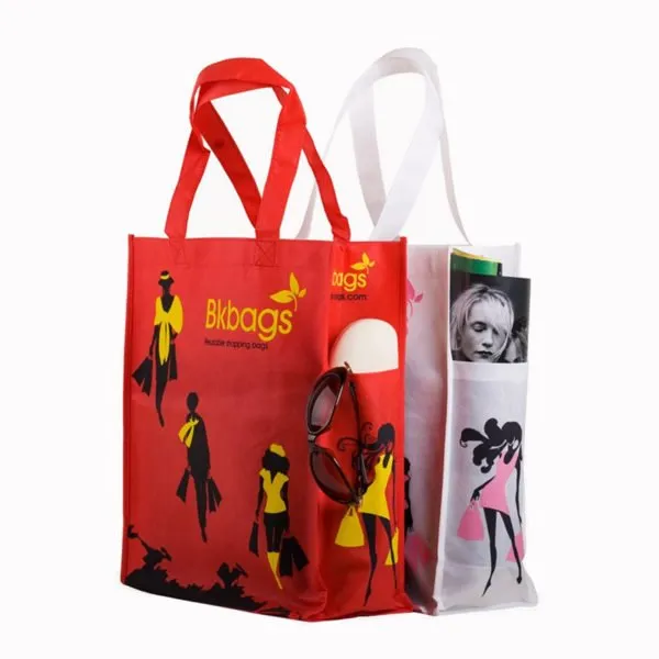 PP non-woven BKS bag with side packet PP 無(wú)紡布袋帶側(cè)袋